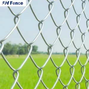 Chain Link Diamond Fence Sustainable 1.8mm - 3.0mm Diameter Garden Chain Link Fence Used for Galvanised Steel Fencing thumbnail-5
