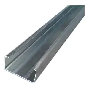 Hot Dipped Galvanized Steel Building Materials Iron Beam High Quality China Supplier C Steel Profile C Channel Steel thumbnail-1