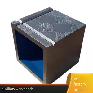 Cast Iron Square Box for Inspection, Measurement and Scribing, T-slot Auxiliary Heightening Square Tube Cushion Box for Cnc Machine Tools, Workbench thumbnail-1