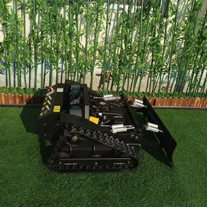9HP Loncin 224CC Gasoline Engine 200 Meters Long Distance Remote Controlled Brush Mower for Slopes thumbnail-1