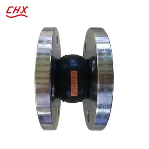 DIN ANSI BS GOST Flanged End Rubber Expansion Joint Pn10 Pn16 Single Ball Type Connector Used for Connection thumbnail-6