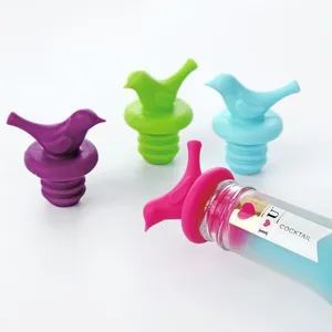 Wine Stopper Food Grade Silicone Plug With Hole Airlock Bubbler Wine Silicone Rubber Stopper thumbnail-5