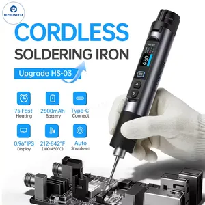 FNIRSI HS-03 Wireless Soldering Iron With F210 Tips for Phone Repair thumbnail-1