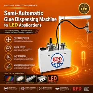 High Quality Automatic 2 Component Dispensing Ab Glue Epoxy Resin Doming Machine for Stickers Potting Machine Equipment thumbnail-4