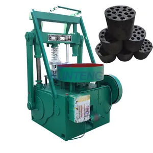 BBQ Charcoal Punching Machine Charcoal Powder Briquette Making Machine EPC thumbnail-1
