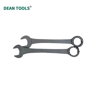 Extra Long Combination Wrench, 15 Degree Offset, 4140 Alloy Steel, Heat Treated, 500mm Length for High Reach thumbnail-2