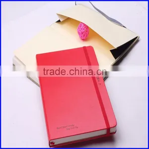 Red NOTEBOOK Pocket CLASSIC HARD COVER RULED JOURNAL (5 X 8.25) thumbnail-1