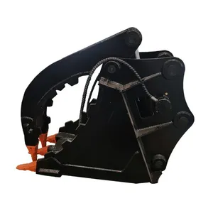 Hydraulic Grapple Bucket for Excavator Attachment Land Clearing Debris Handling thumbnail-1
