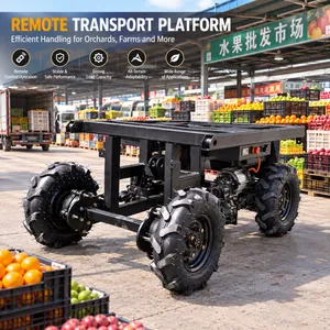 Multipurpose Electric Drive Remote Control Platform For Farm Crop Hauling thumbnail-1