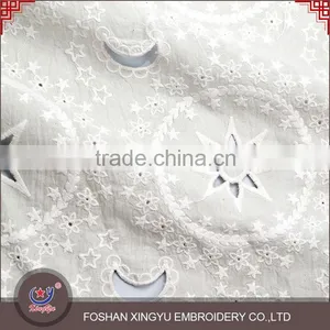 Latest Design Customized Moon and Star Pattern Micro Fiber Polyester Cotton Fabric thumbnail-6