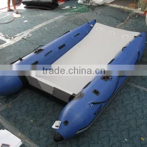 3.3m Air Deck Floor Inflatable Catamaran thumbnail-1