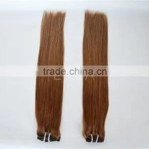 Double Drawn Dark Brown Hair Weave Color #4 Supplier's Choice thumbnail-5