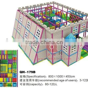 Soft Padded Playground Equipment in Amusement Park thumbnail-1