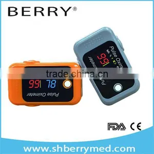 Orange Color Excellent Finger Pulse Oximeter With Bluetooth Wireless thumbnail-1