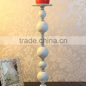 AN382 ANPHY European Style Noble Wedding Household Hotel Decoration Four Sizes Metal Gourd Candlestick Holder Stand White Stock thumbnail-1