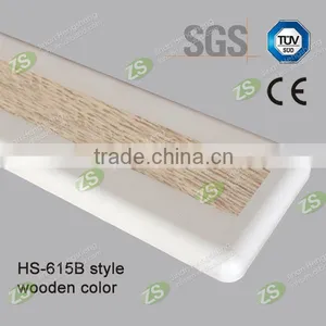 Wooden Color Rigid PVC Wall Protection Wallguards/ Bumper Rail thumbnail-3