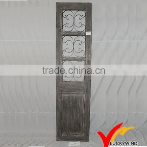 Shabby Chic Grey Wooden Screen thumbnail-1