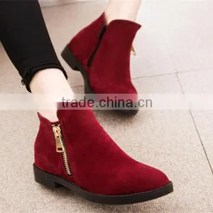 Professional Rain Boots Women Denim Ankle Boots Women With CE Certificate XT-DA0768 thumbnail-4