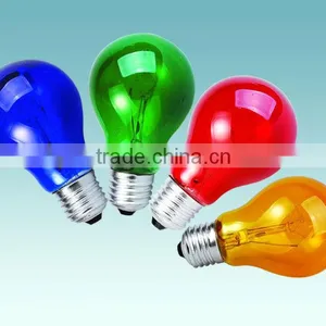 A19/A60 Colour Bulb Inside Colour/outside Colour 110-130/220-240V E27 thumbnail-1