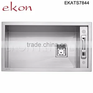 Professional Customized Sizes Kitchen Stainlees Steel Handmade Sinks thumbnail-6