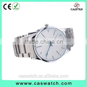 New Arrival Anti-clockwise Quartz Watch, Stainless Steel Band Concise 3ATM Water Resistant Watch, Custom Made Men's Watch thumbnail-2