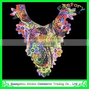 2016 Hot Sale Wholesale African Dubai 3D Flower Lace Fabric for Weeding Dress thumbnail-3