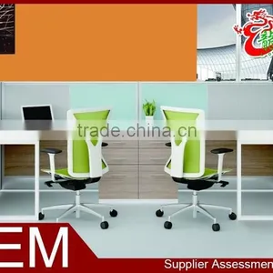 2015 Modern Interior Office Partition for 2 Person/workstation Design for Small Office M1573 thumbnail-1