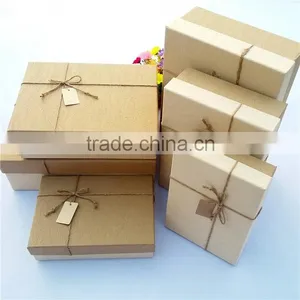 Wholesale Recycled Kraft Paper Gift Box thumbnail-2