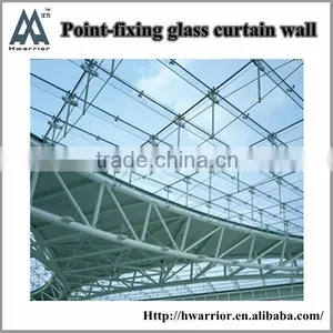 Spider Glass Curtain Wall With Strong Supporting thumbnail-1