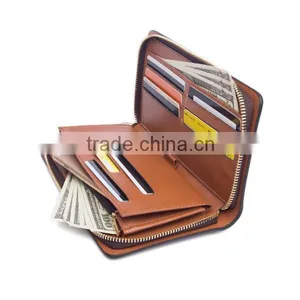 Credit Card Holder Case Money Clip Innovative Wallet in Brown thumbnail-4