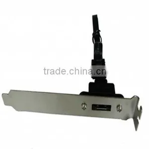 SATA 7P SOCKET + BAFFLE PLATE TO SATA PLUG CLIP SATA Cable thumbnail-1