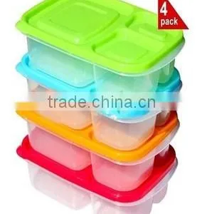 2016 Hot Selling China Taizhou Factory New 3 Compartment Bento PP Lunch Box for Kids thumbnail-2