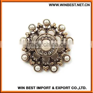 2015 New Design Fancy Brooch, Cheap Bulk Brooch,rhinestone Wedding Brooch thumbnail-1