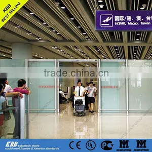 Automatic Sliding Door, Tempered Glass, Aluminium Frame, CE UL ISO9001 ISO14001 Certificate thumbnail-2