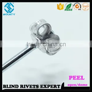 HOT SELLING OPEN END FACTORY DOME HEAD ALU/ST PEEL RIVETS thumbnail-6