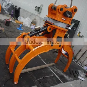 Good Quality Excavator Hydraulic Log Grab thumbnail-1