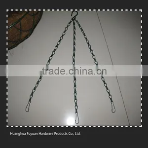Used Iron Hanging Flower Plant Pot Holder Hanger Basket Chains thumbnail-1