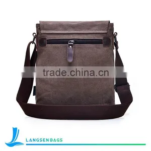 Wholesale Fashion Canvas Messenger Bag Shoulder Bags Men Outdoor Bag thumbnail-3