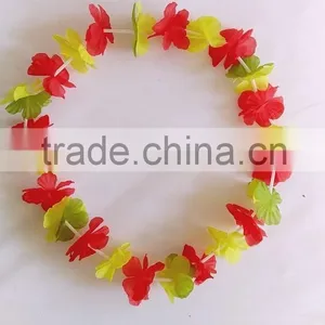 Customized Promotional Colorful Flower Lei Hawaii Collar for Hawaii thumbnail-4