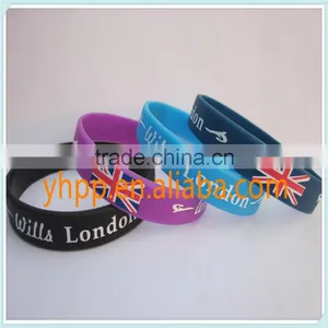 Custom WILLS LONDON Retro British Union Jack uk Printed Wristband Bracelet thumbnail-1