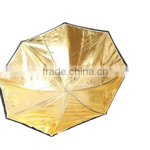 Photographic Equipment Gold Black Reflective Umbrella thumbnail-2