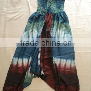 New Tie Dye Indian Harem Pajamas thumbnail-1