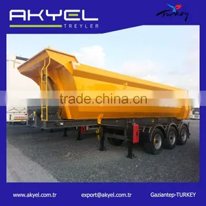 3 Axle 40-50 Ton Hardox Tipper Semi Trailer thumbnail-3