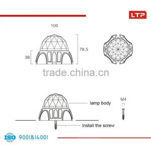 IP65 Small Diamond-like Decorative Led Point Light thumbnail-2