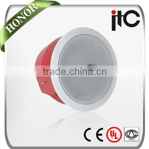 ITC T-575 6 Watt 6" and 1.5" 2 Way Fireproof EN54 Fire Alarm Speaker thumbnail-1