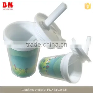 Double Wall 300ml Economical Round Attractive Baby Cup thumbnail-1
