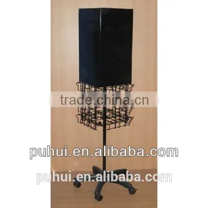 Powder Coating Four Sides Magnet Spinner Display From China Factory thumbnail-1