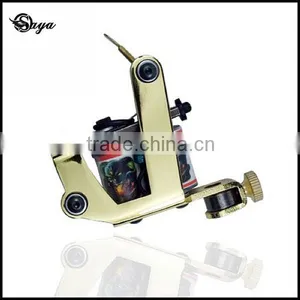 Best Quality Gold Color Professional Coils Tattoo Machine thumbnail-1