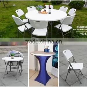 5ft Round Plastic Wedding Table thumbnail-4