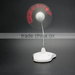 Good Quality Low Price Led Flashing Message Mini Fan thumbnail-3